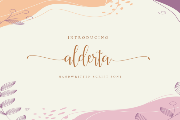 Alderta: A Handwritten Font That Elevates Campaign Design