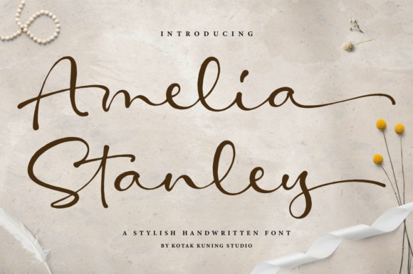 Amelia Stanley: A Handwritten Font for Editorial Design