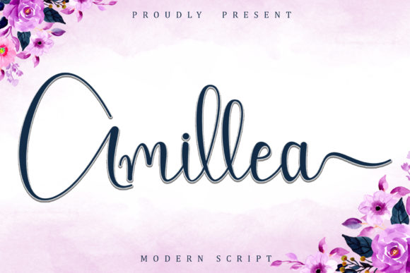 Amillea: A Modern Script Font for Digital Branding