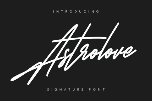 Astrolove: A Timeless Handwritten Font for Editorial Design