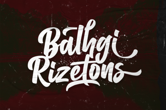 Balhgi Rizetons Font for Modern Web Design