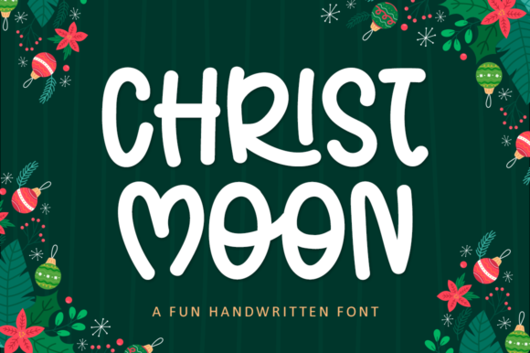 Christ Moon: A Handwritten Font for Festive Editorial Design