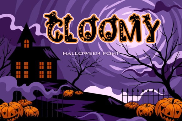 Cloomy: A Spooky Handwritten Font for Craft Projects