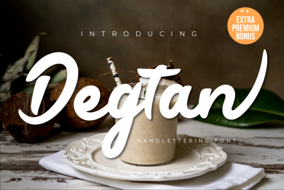Degtan: A Handwritten Font for Editorial Elegance