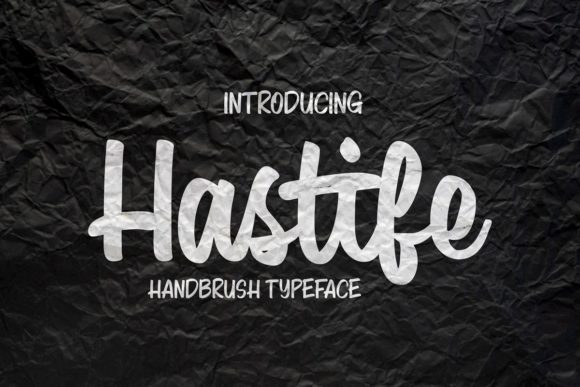 Hastife: A Handwritten Font for Modern Web Design