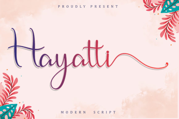 Hayatti: A Handwritten Font for Digital Elegance