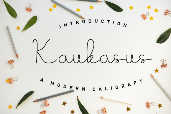 Kaukasus: A Delicate Handwritten Font for Modern Branding