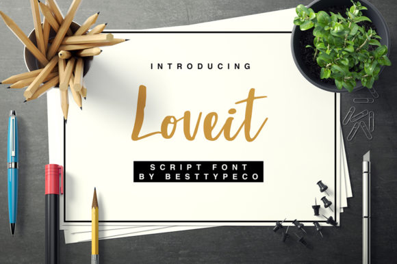 Loveit: A Fresh Script Font for Summer Branding