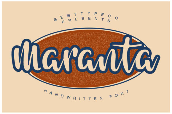 Maranta: A Handwritten Font for Editorial Elegance
