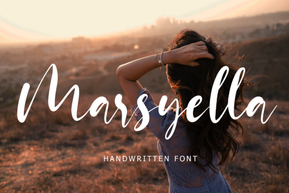 Marsyella Font for Handmade and Commercial Projects
