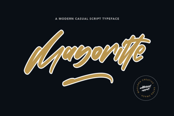 Mayoritte Font Review: A Handwritten Typeface for Modern Branding