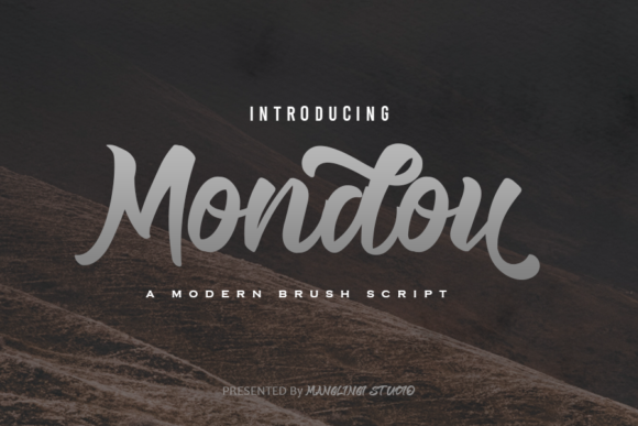 Mondou Font for Handmade Creations