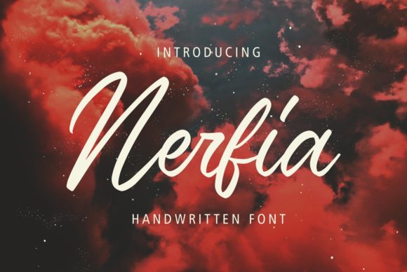 Nerfia: A Handwritten Font for Elegant Editorial Design