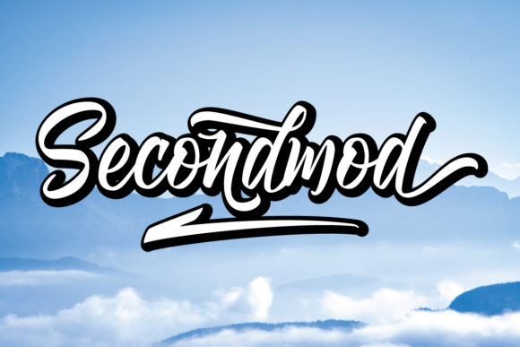 Secondmod: A Romantic Script Font for Handmade Creations