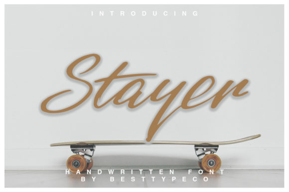 Stayer Font: A Unique Script for Campaign Creativity