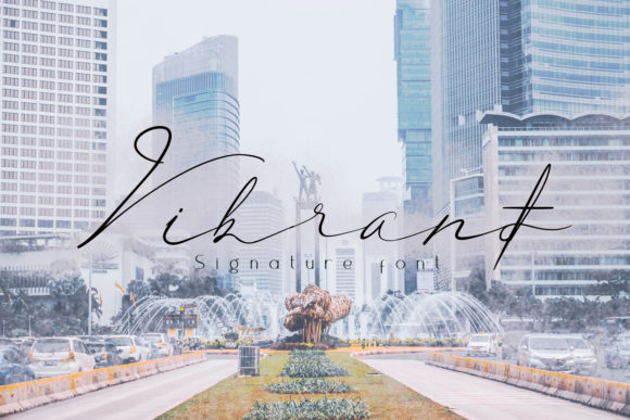 Vibrant Font for Web Design: A Timeless Display Typeface