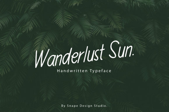 Wanderlust Sun: A Delicate Font for Handmade Creations