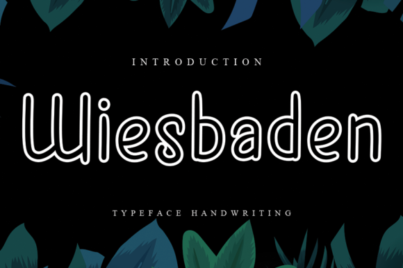 Wiesbaden: A Handwritten Font for Elegant Editorial Design